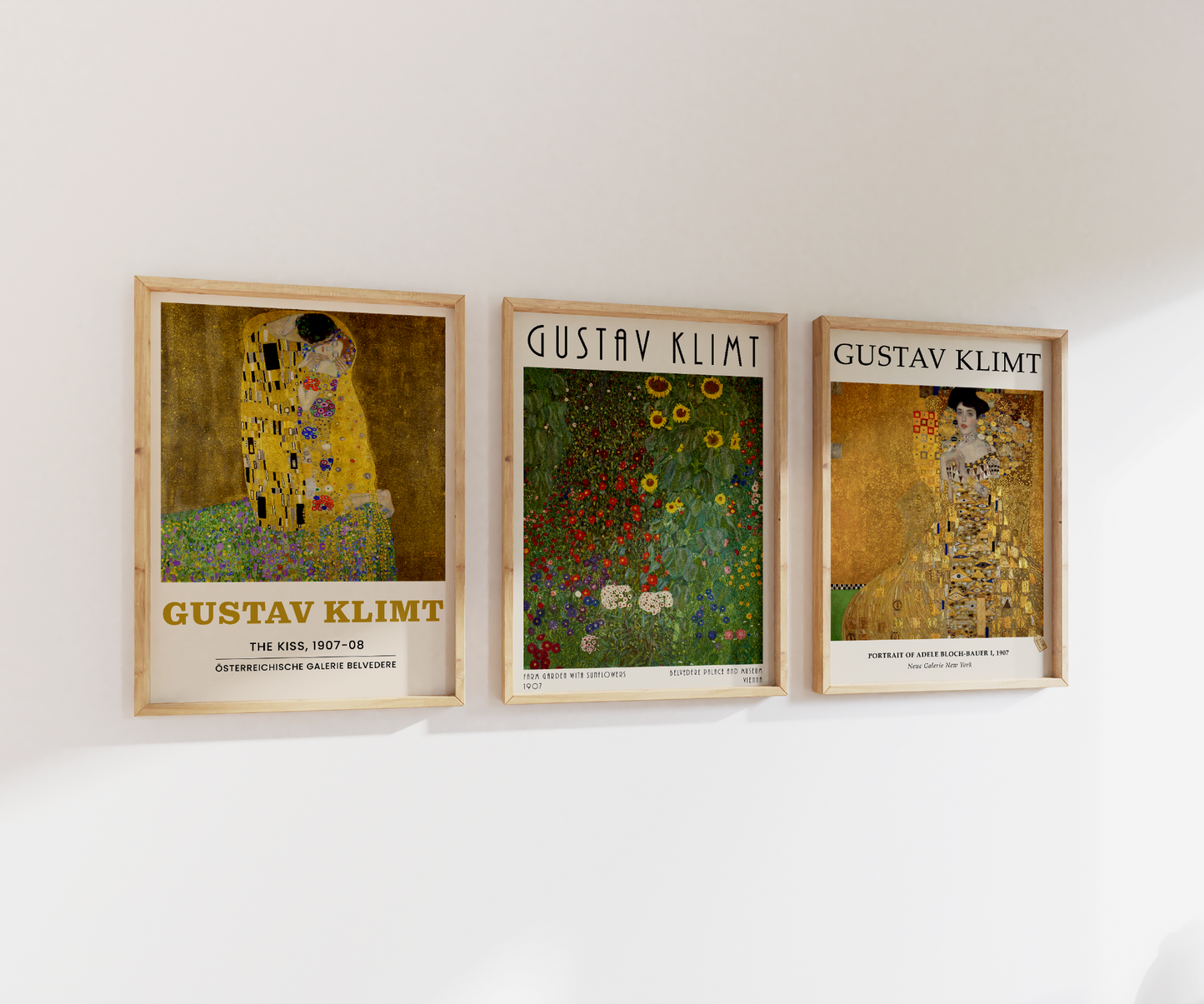 Gustav Klimt Print Set | Gallery Wall | Set of 3