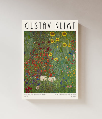 Farm Garden with Sunflowers | Gustav Klimt Exhibition