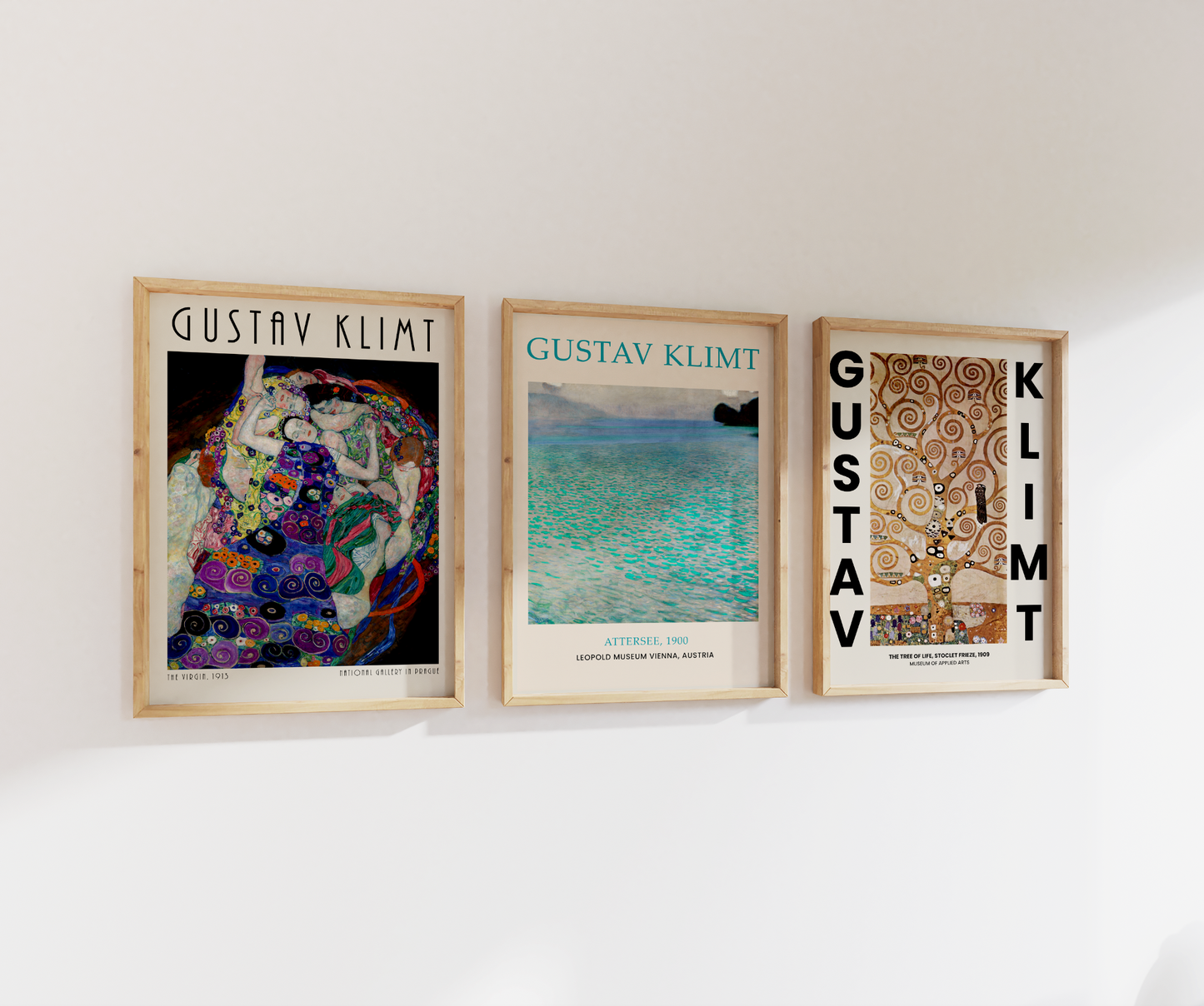 Gustav Klimt Print Set | Gallery Wall | Set of 3