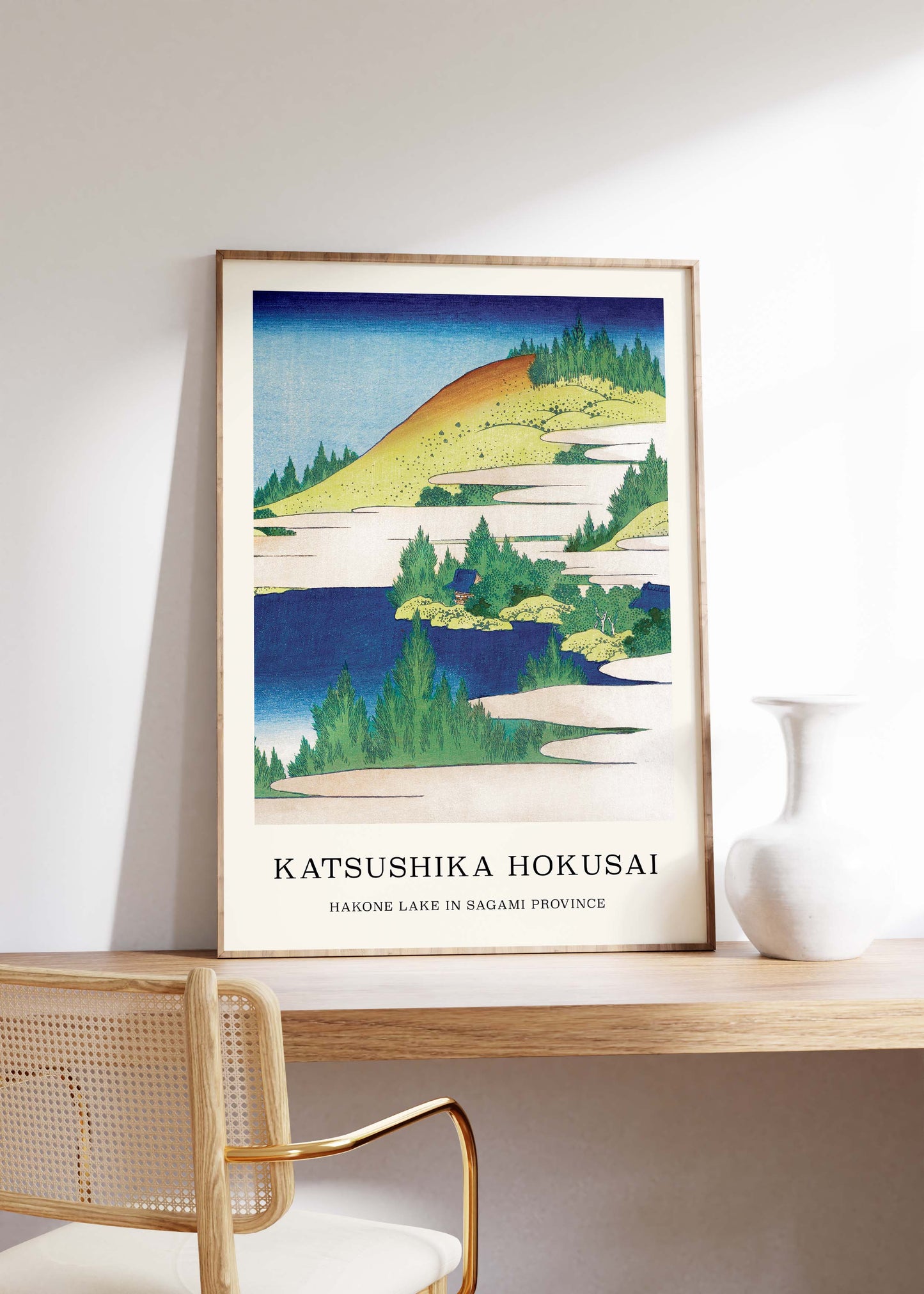 The Lake at Hakone in Sagami Province | Katsushika Hokusai | Japanese Wall Art