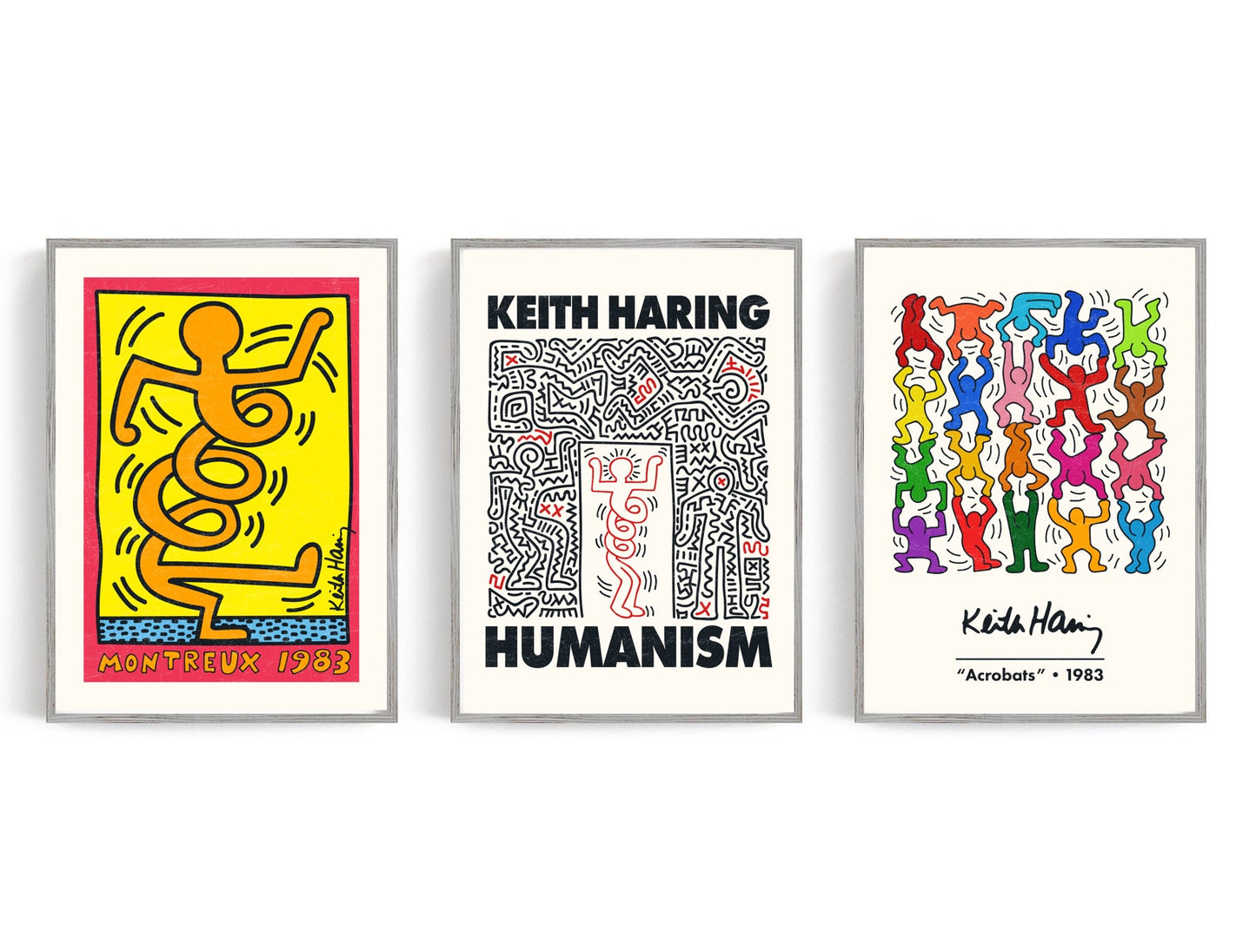 Keith Haring Print Set | Gallery Wall | Set of 3