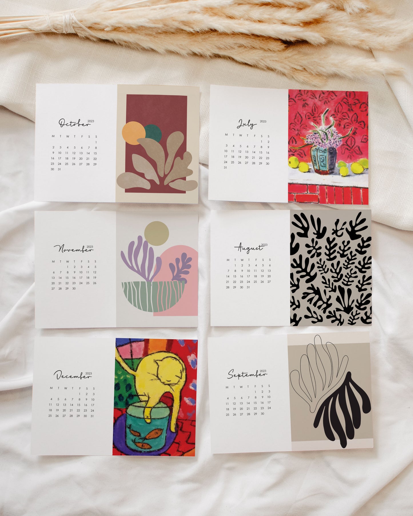 The Matisse Collection | Desk Calendar