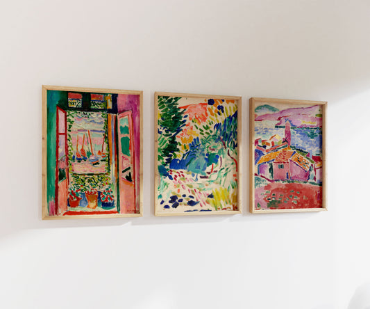 Henri Matisse Paintings | Gallery Wall | Print Set of 3