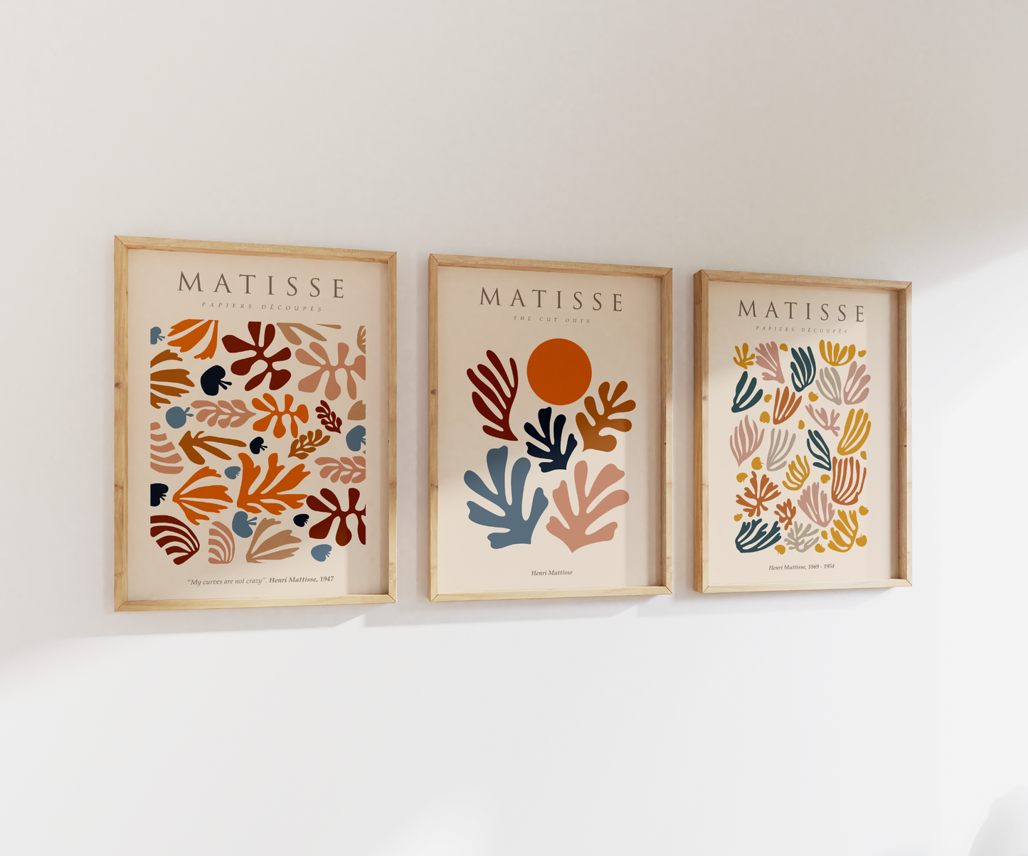 Henri Matisse Papiers Découpés Print Set | Gallery Wall | Set of 3