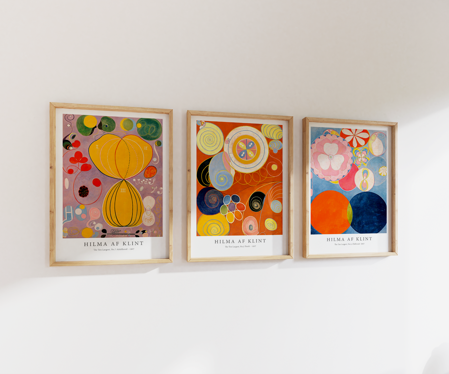 Hilma af Klint Print Set | Gallery Wall | Set of 3