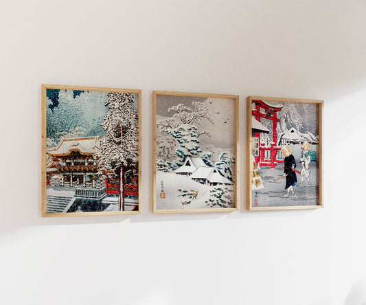 Hiroaki Takahashi Prints | Gallery Wall | Set of 3