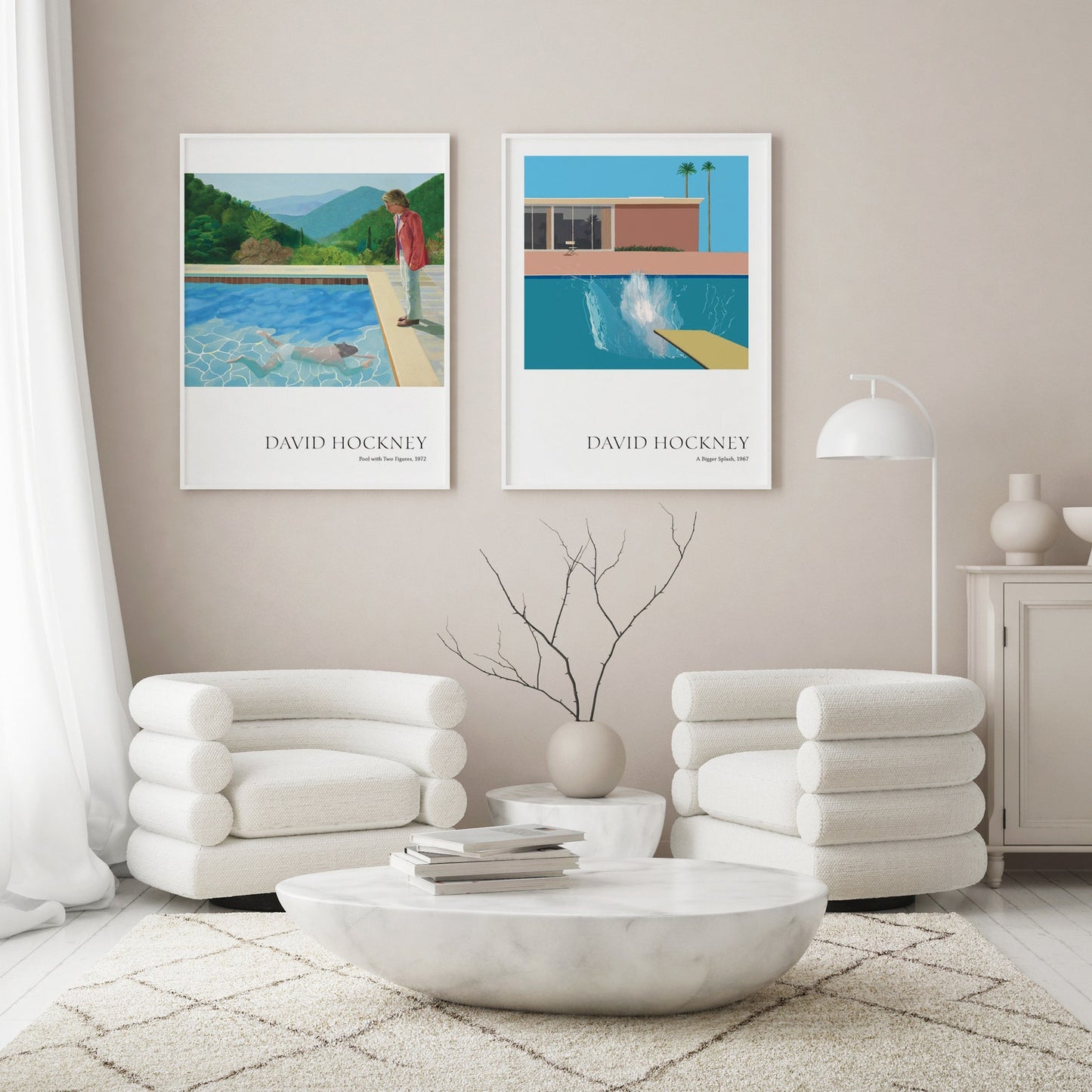 David Hockney Print Set | Gallery Wall | Set of 2