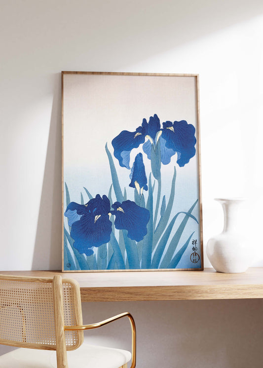 Iris flowers | Ohara Koson  | Japanese Wall Art