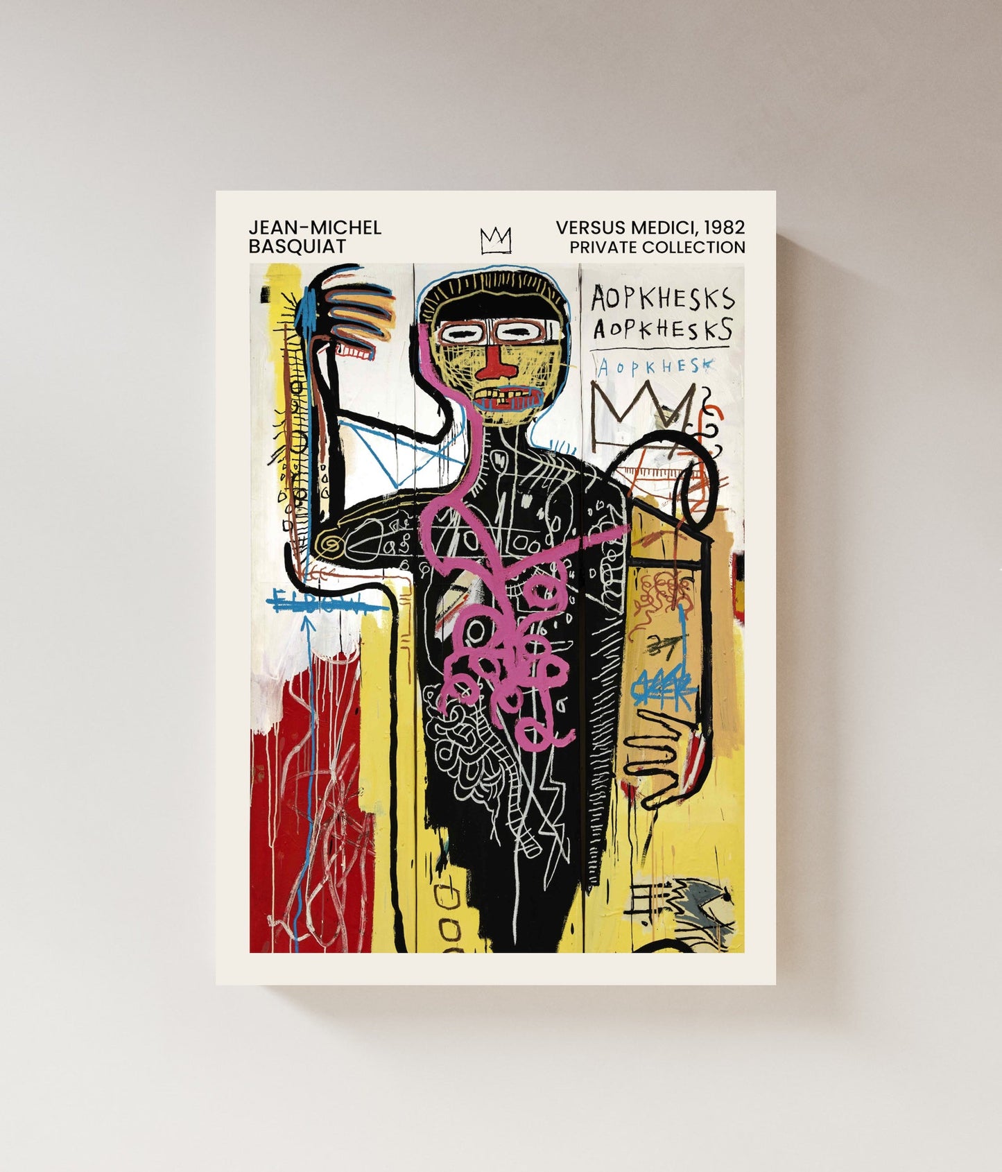 Versus Medici Print | Basquiat Exhibition