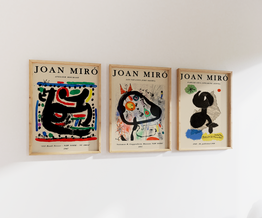 Joan Miró Print Set | Gallery Wall | Set of 3