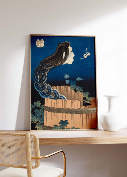 The Plate Mansion Print | Katsushika Hokusai | Japanese Wall Art