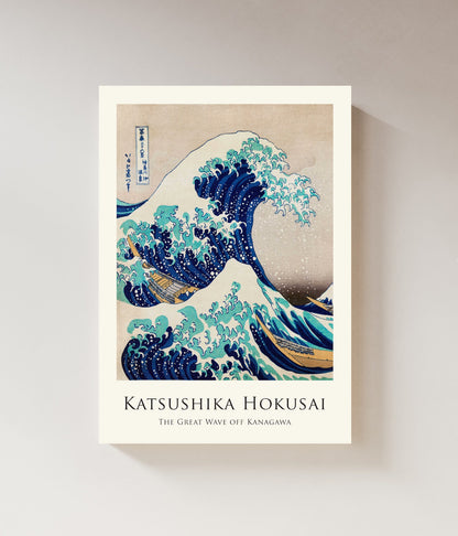 The Great Wave Off Kanagawa | Hokusai | Japanese Wall Art