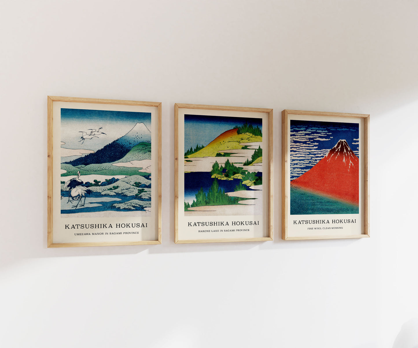 Katsushika Hokusai Print Bundle | Gallery Wall | Set of 3