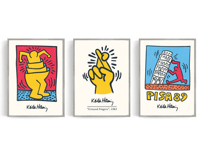 Keith Haring Print Set | Gallery Wall | Set of 3