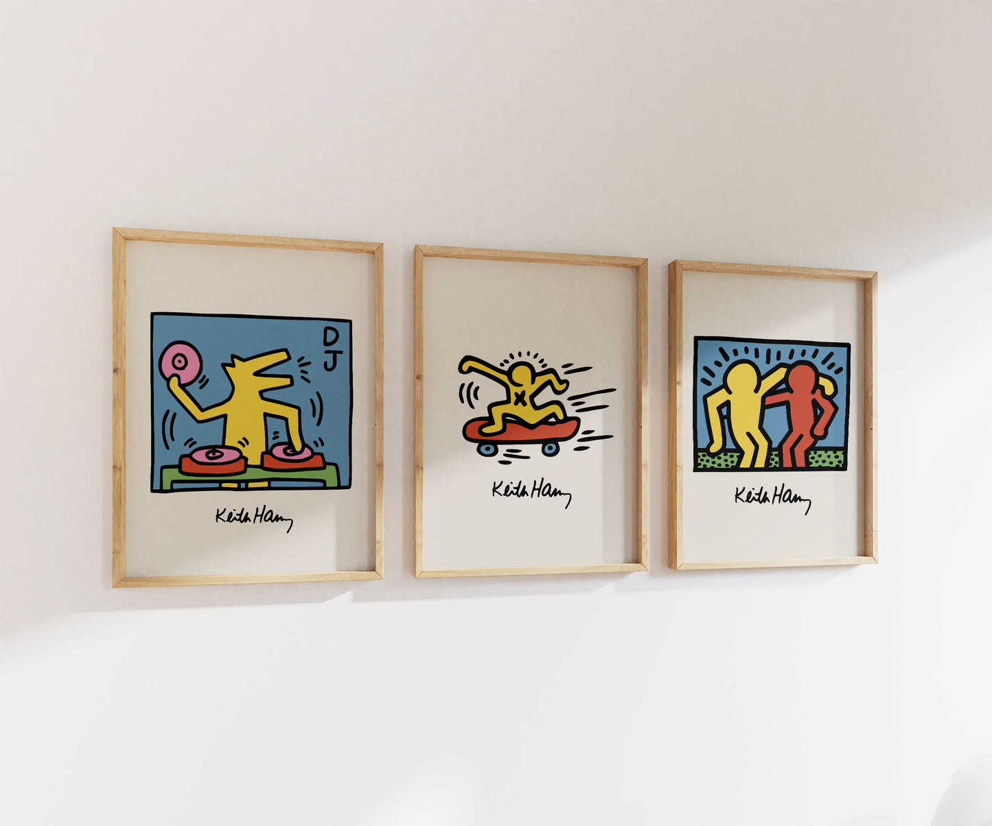 Keith Haring Print Set | Gallery Wall | Set of 3