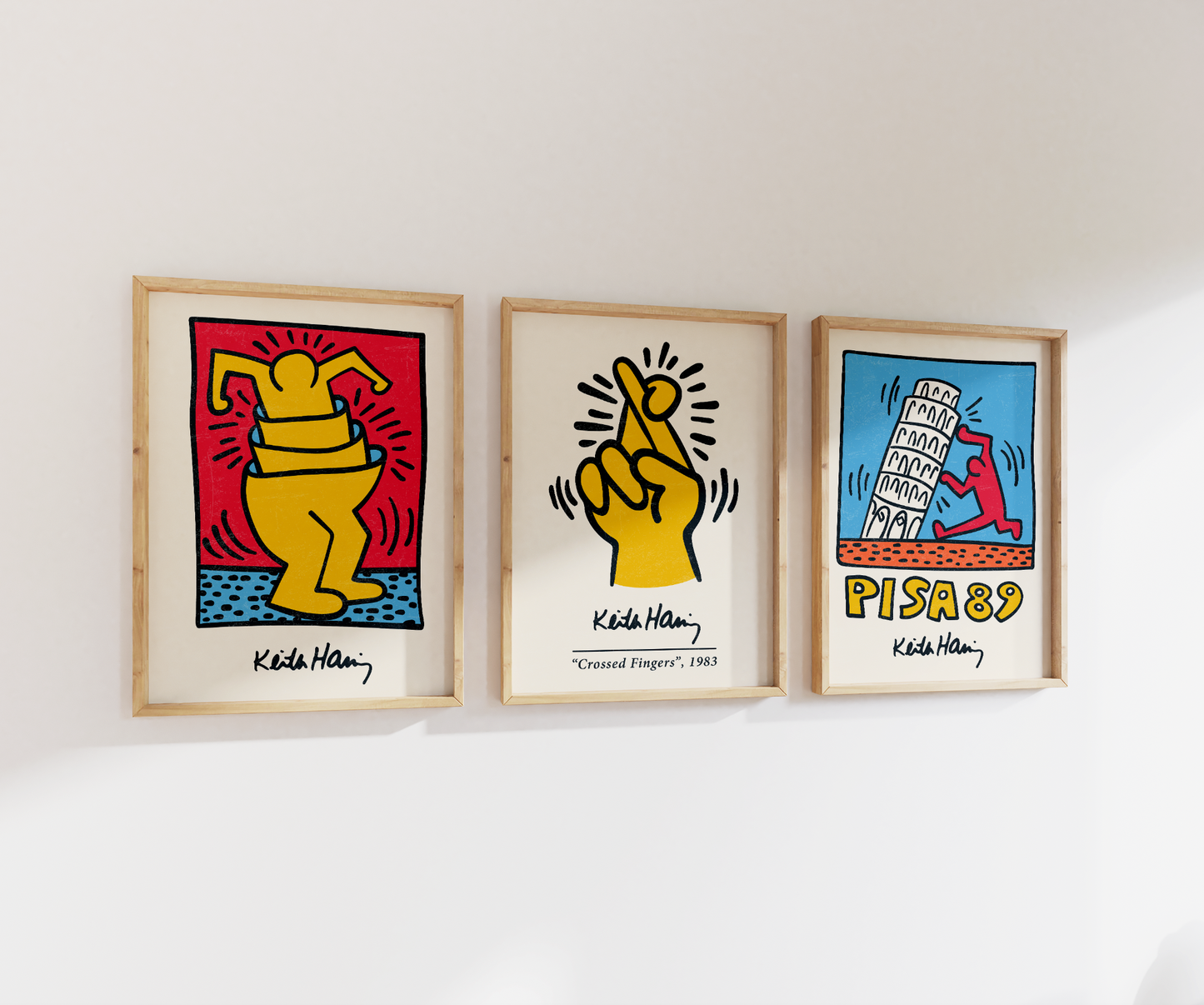 Keith Haring Print Set | Gallery Wall | Set of 3