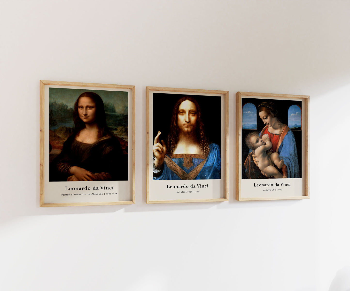 Leonardo da Vinci Bundle | Gallery Wall | Set of 3