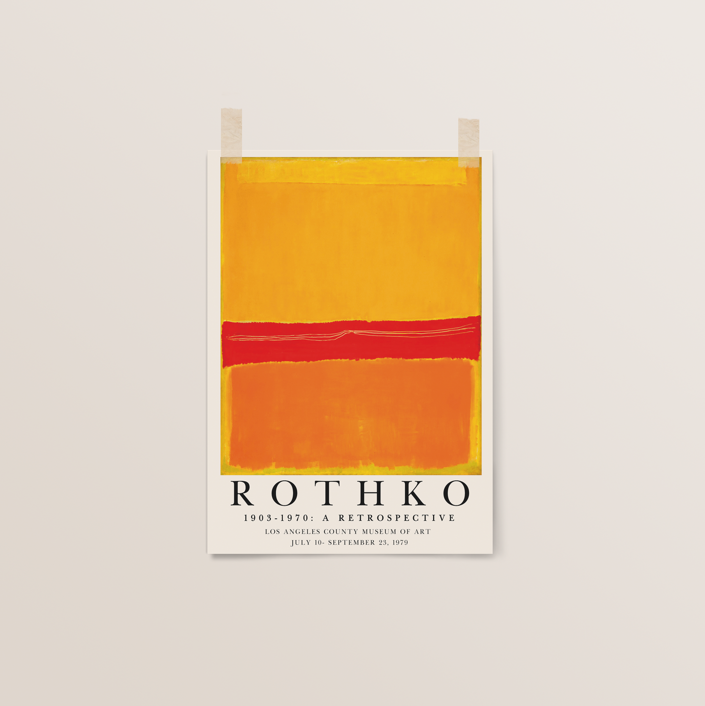 A Retrospective: 1903 - 1970 LACMA | Mark Rothko