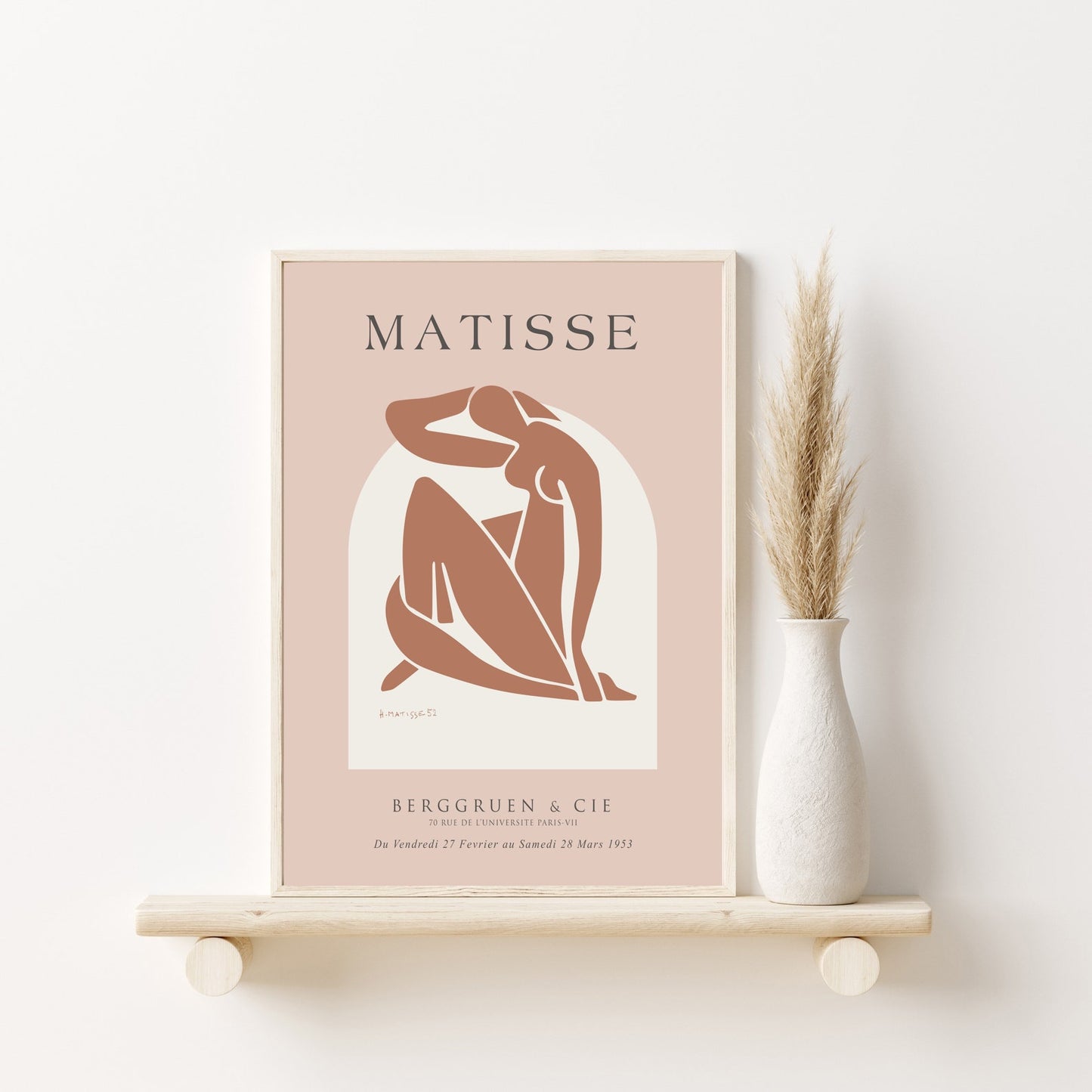 Matisse Wall Art Exhibition | Pink Tone | Berggruen & Cie