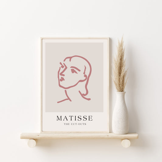 Matisse Wall Art Exhibition | Pink Tone | Female Cut Outs