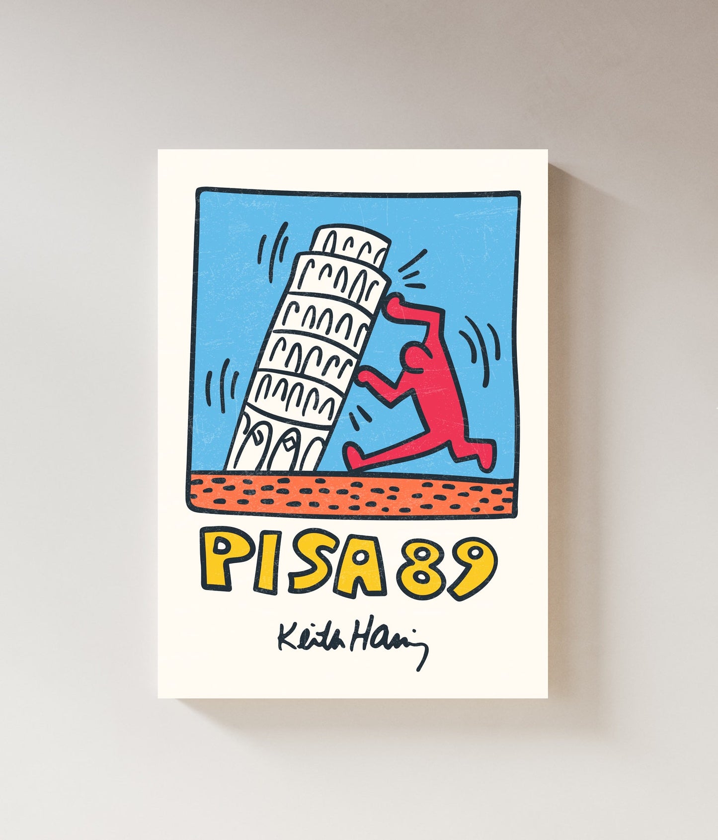 Keith Haring Exhibition | Pisa 1989 Print