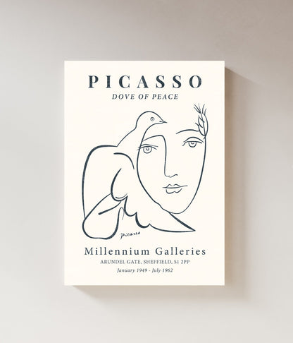 Pablo Picasso Exhibition | Face of Peace Print