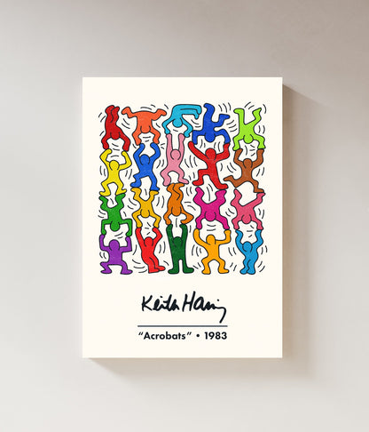 Keith Haring Exhibition | Acrobats Print