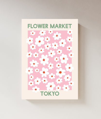 Flower Market Print | Tokyo