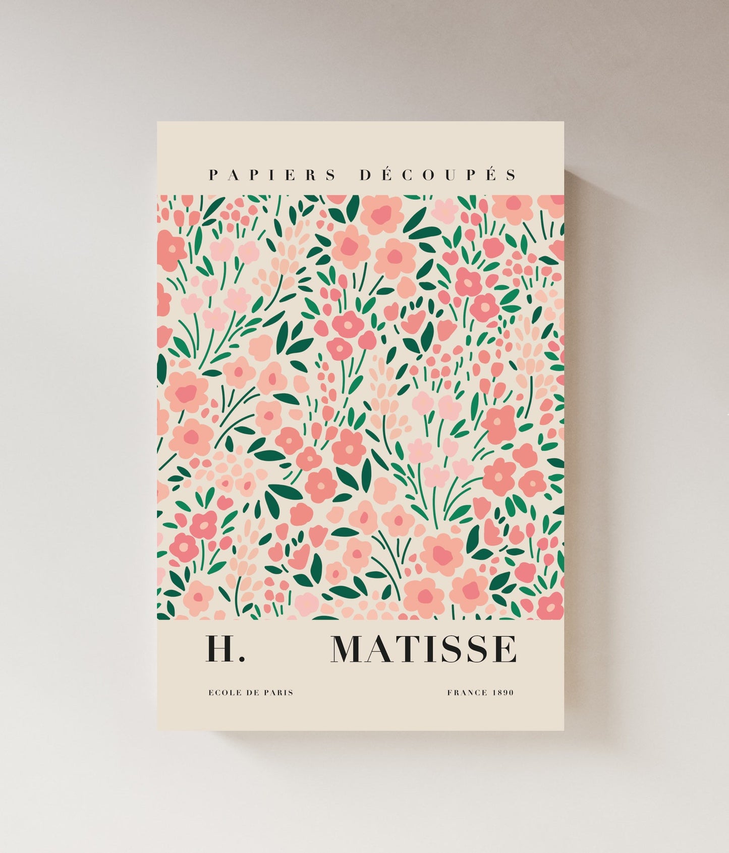 Flower Market Print | Spring Floral | Matisse Art Exhibition Poster