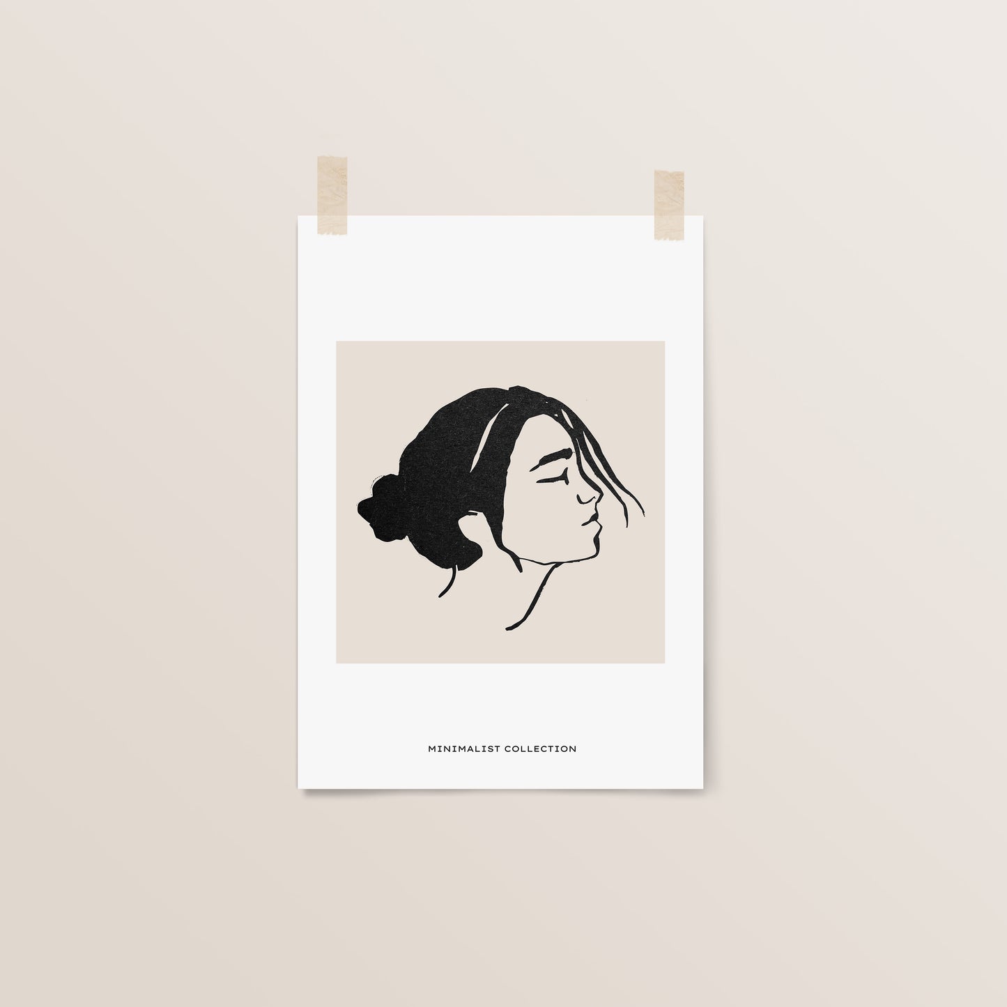 Female Side Profile | Modern Art Collection