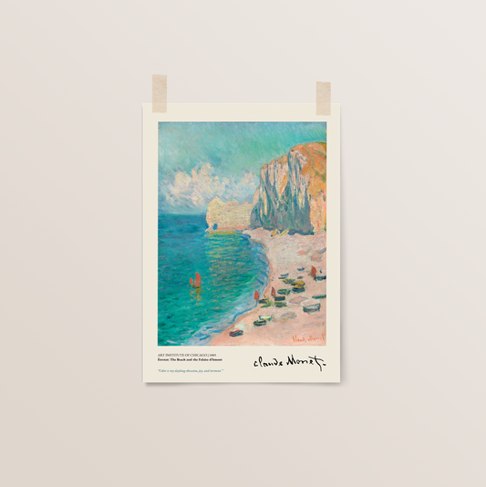 The Beach at Etretat | Claude Monet Exhibition
