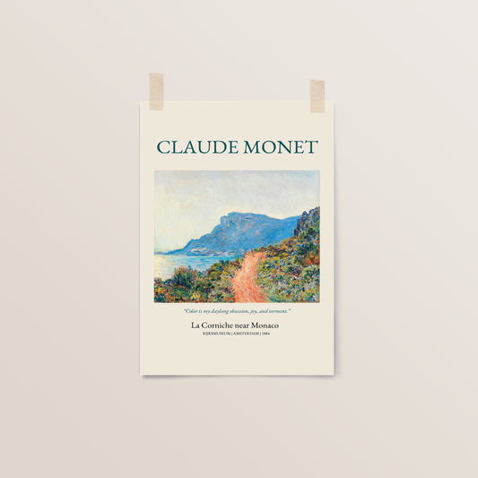 La Corniche near Monaco | Claude Monet Exhibition