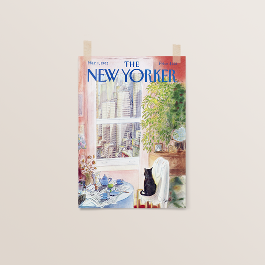 The New Yorker 1982 Print | Vintage Magazine Cover
