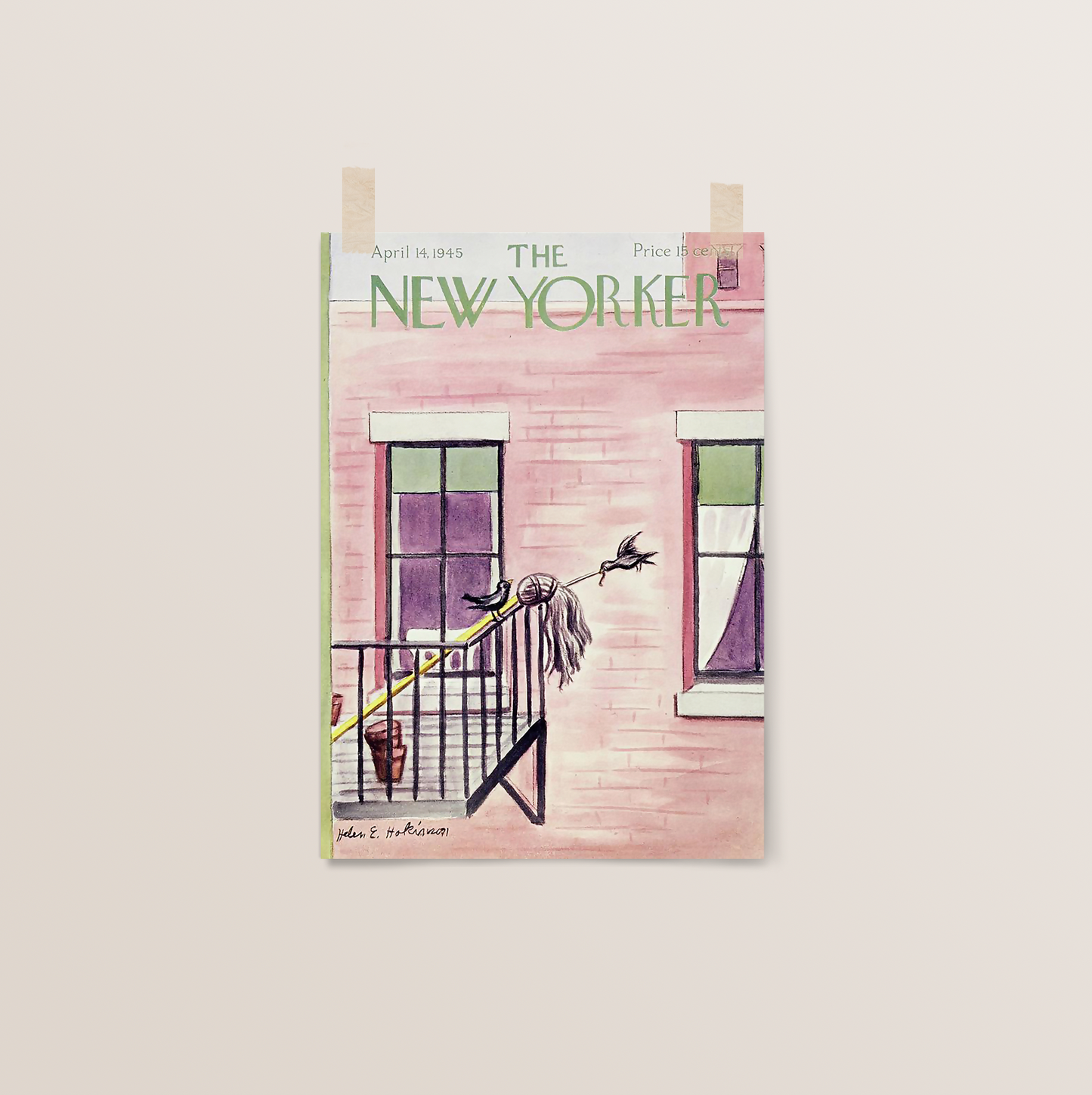 The New Yorker 1945 | Vintage Magazine Cover