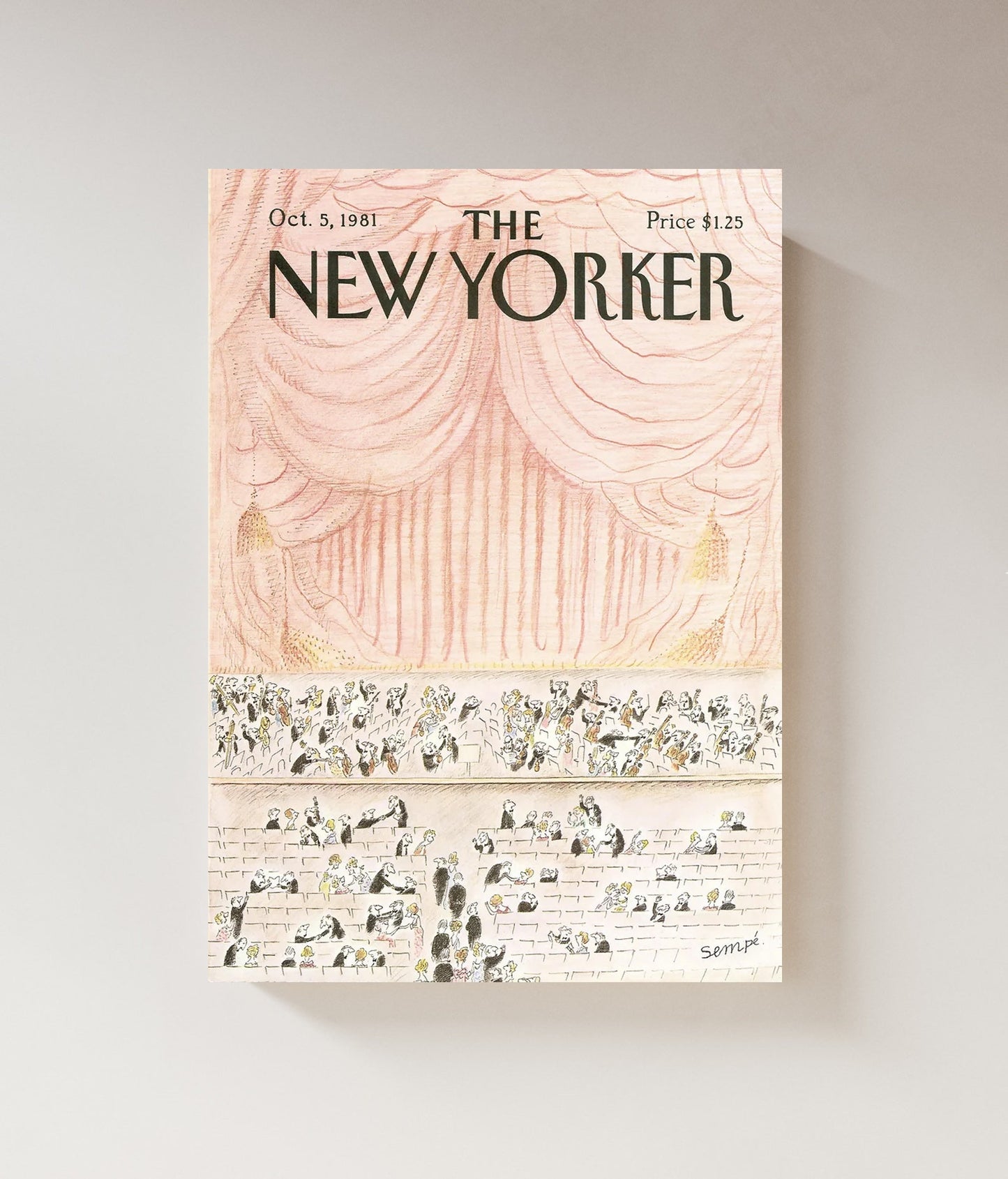 The New Yorker 1981 | Vintage Magazine Cover