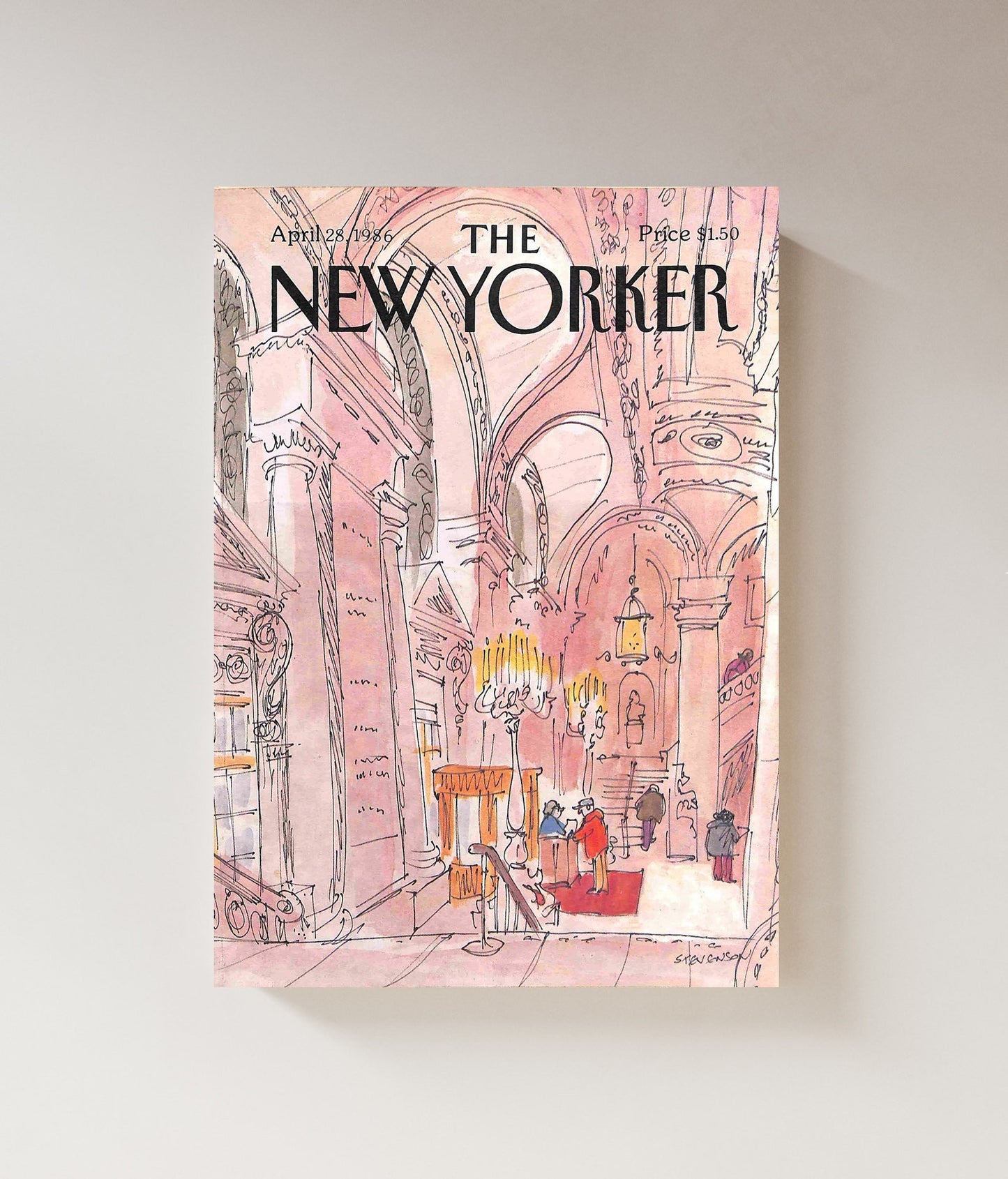 The New Yorker 1986 | Vintage Magazine Cover