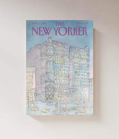 The New Yorker: February 1984 | Vintage Magazine Cover