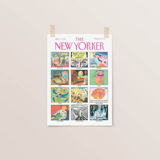 The New Yorker: Jan 1991 | Vintage Magazine Cover
