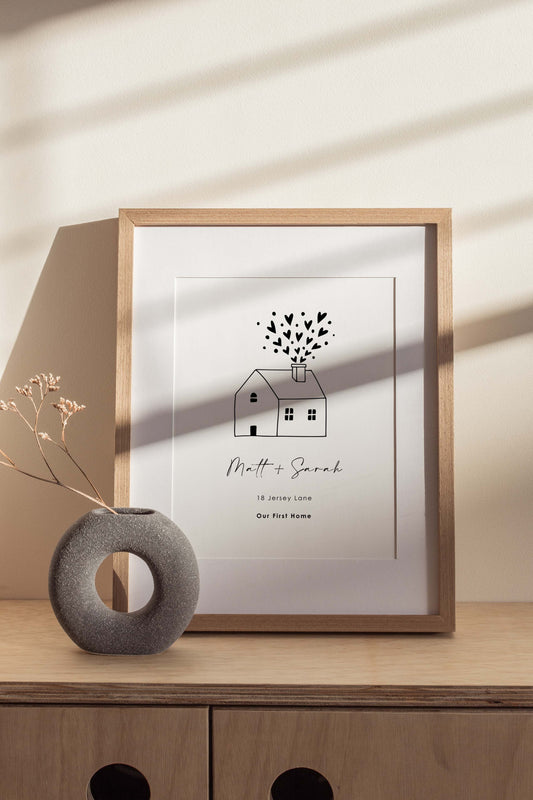 Personalised First Home Print