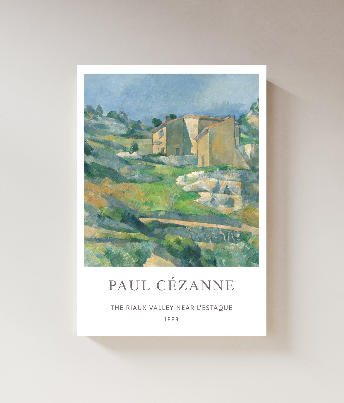 The Riaux Valley Near L'estaque, 1883 | Paul Cézanne