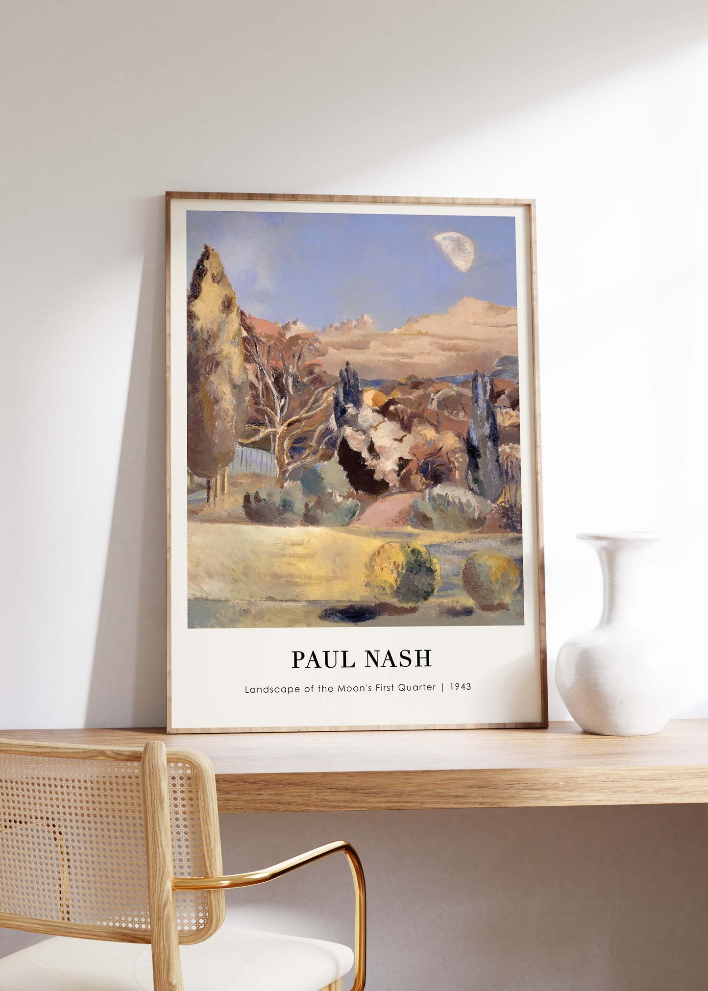 Landscape of the Moon's First Quarter | Paul Nash