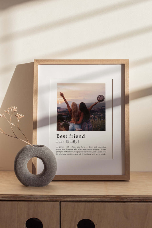 Personalised 'Best Friend' Definition Print