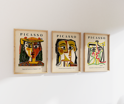 Picasso Print Set | Gallery Wall | Set of 3