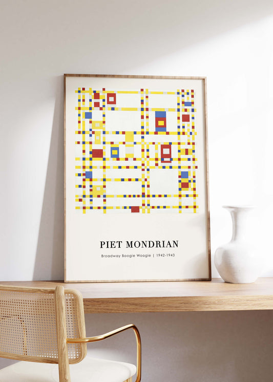 Broadway Boogie Woogie | Piet Mondrian