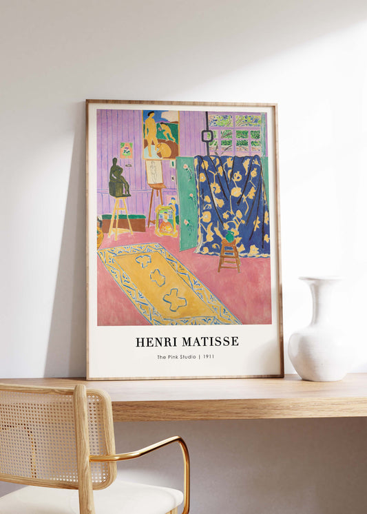 The Pink Studio, 1911 | Henri Matisse Wall Art