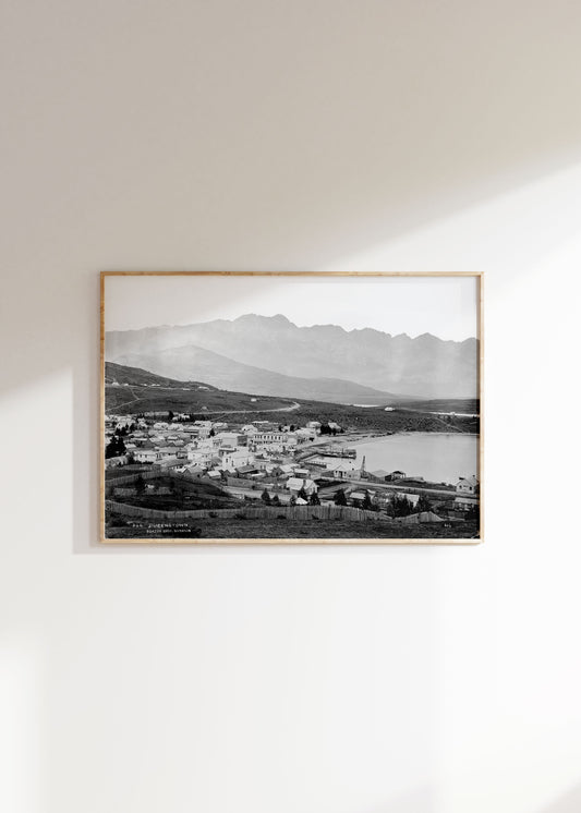 View over Queenstown | Burton Brothers Photography Studio: 1870s