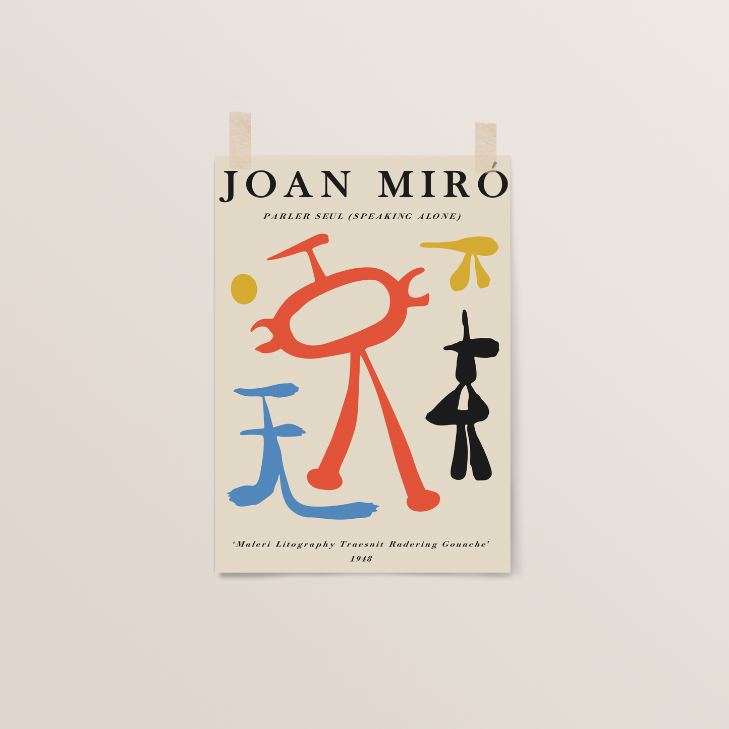 Speaking Alone | Joan Miró Exhibition