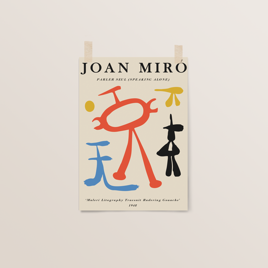 Speaking Alone | Joan Miró Exhibition