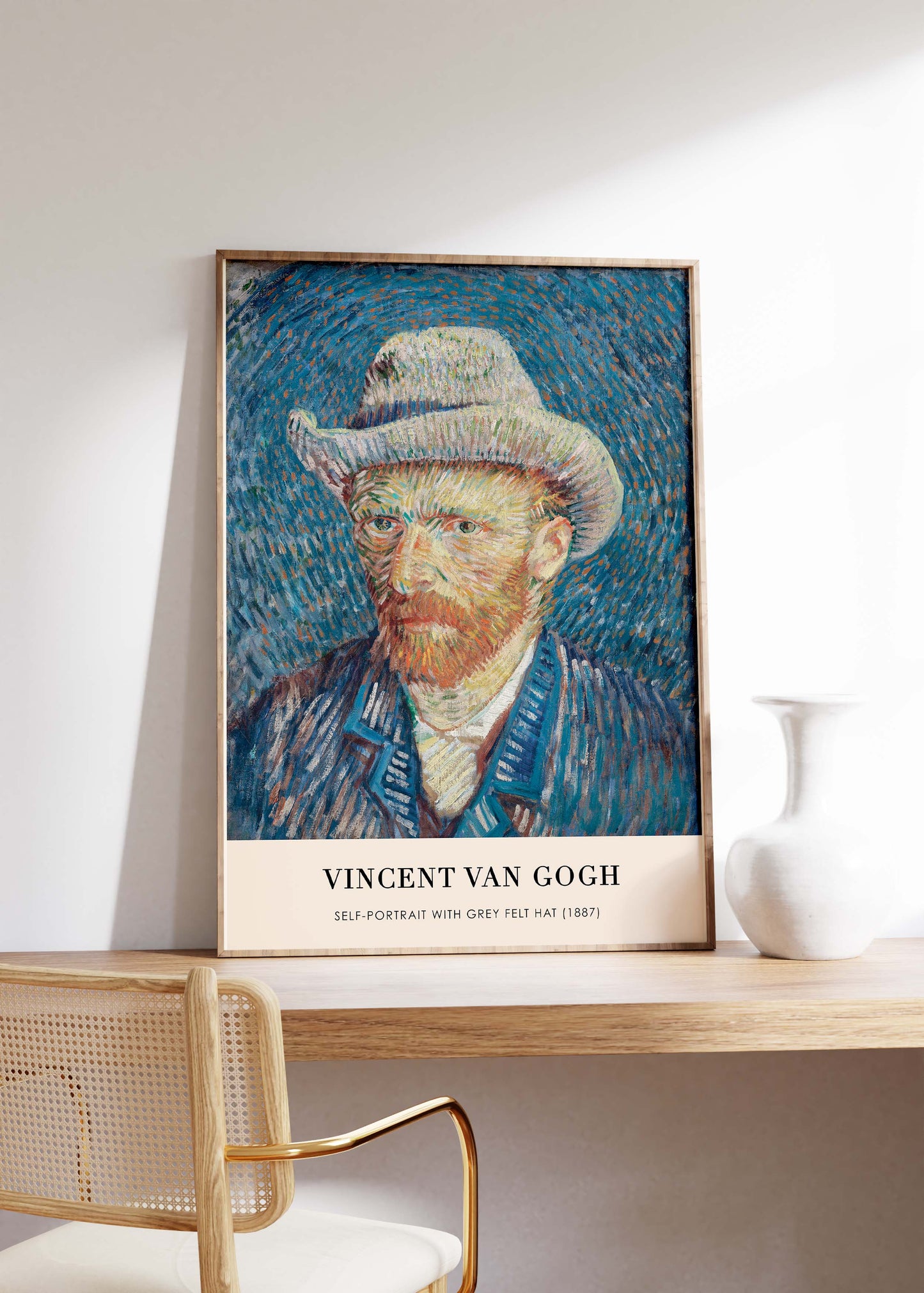 Self-Portrait with Grey Felt Hat | Van Gogh