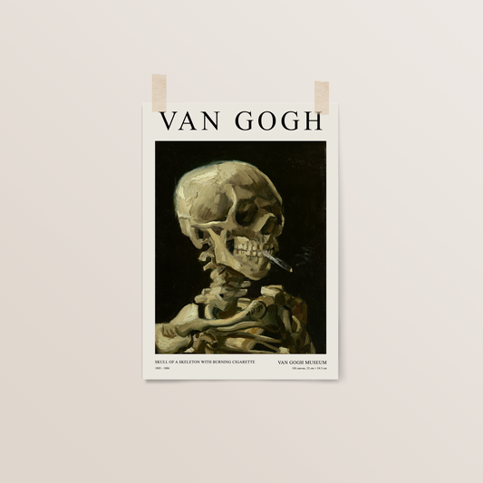 Smoking Skull | Van Gogh Exhibition